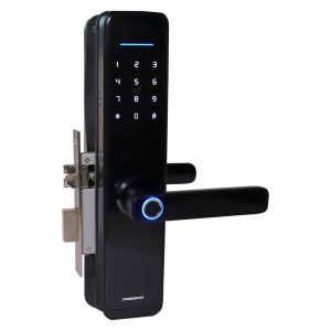 FECHADURA DIGITAL BIOMÉTRICA ELETRÔNICA INTELIGENTE PRIMEBRAS RIO C/WI-FI, APP